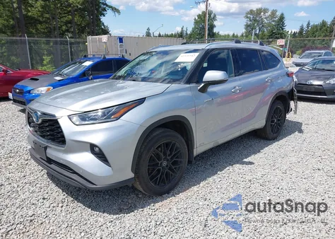 2021 Toyota Highlander Hybrid Limited z USA, uszkodzony, nr VIN 5TDDBRCH2MS016124